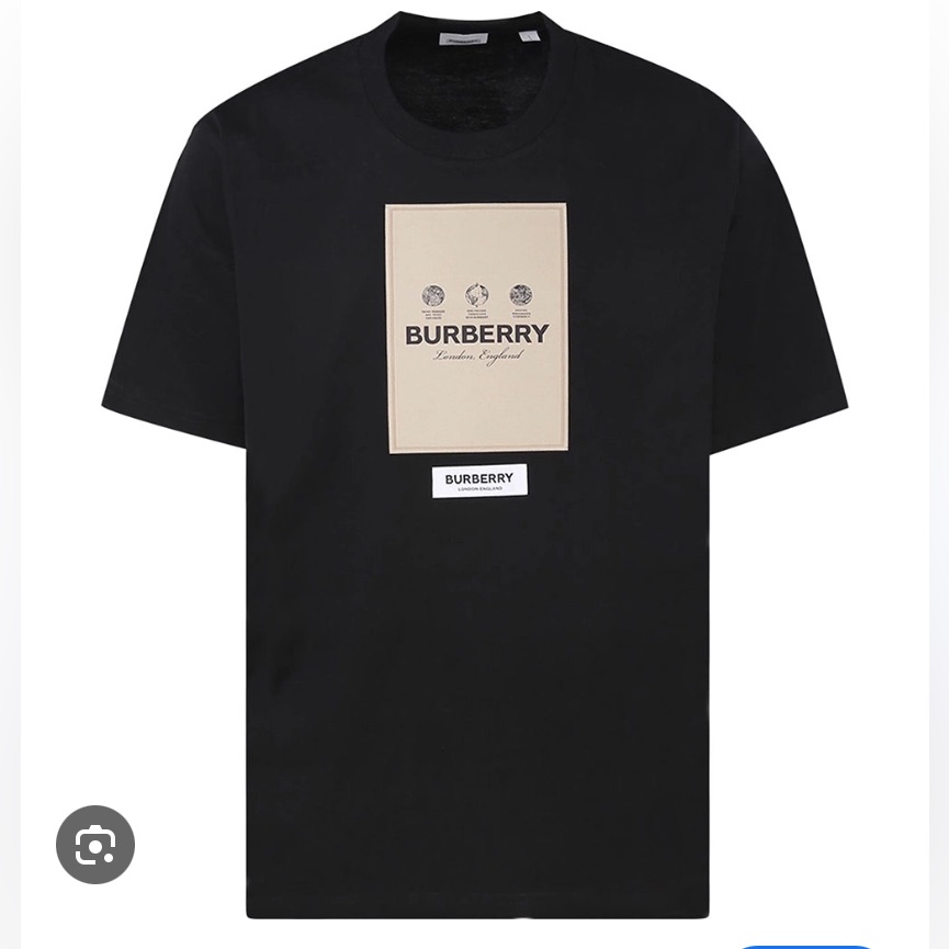 Burberry Owie Label Logo T Shirt